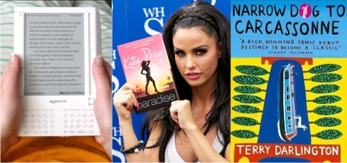 eReaders, Katie Price, Narrow Dog to Carcassonne by Terry Darlington